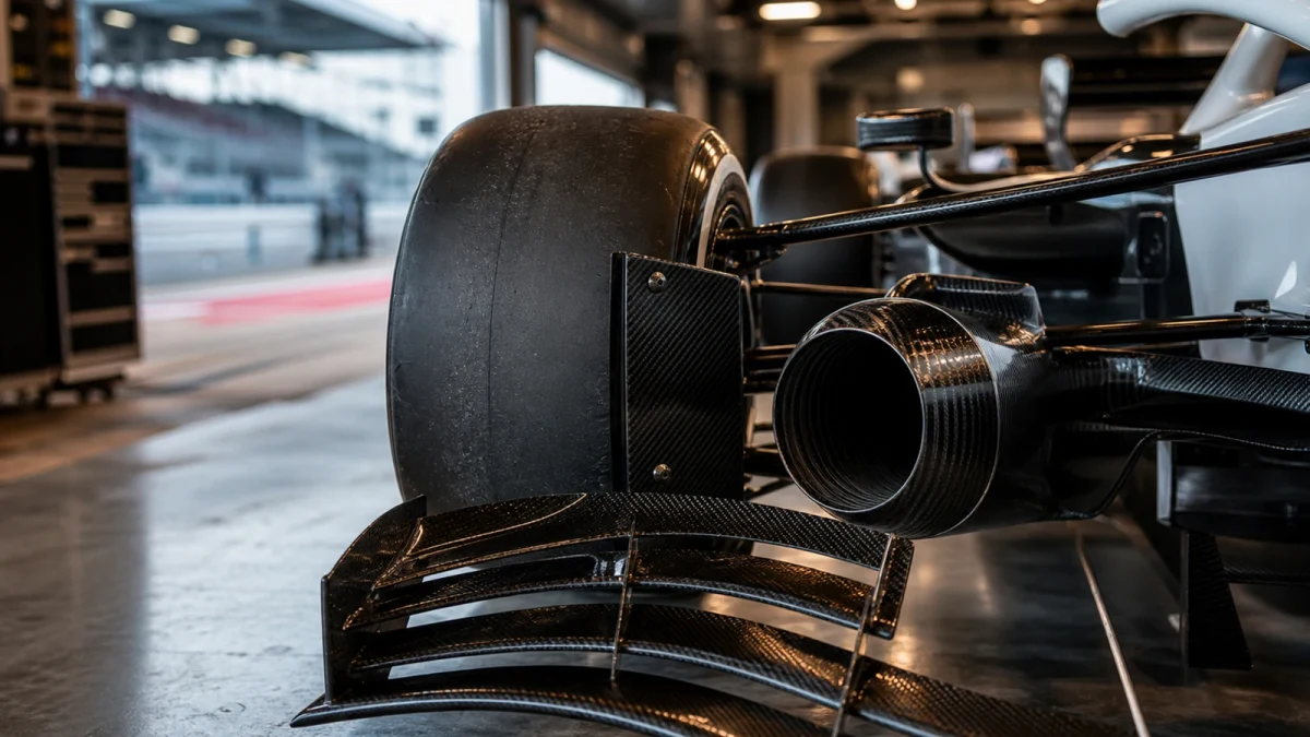 Motorsportmiljö som illustrerar drs f1