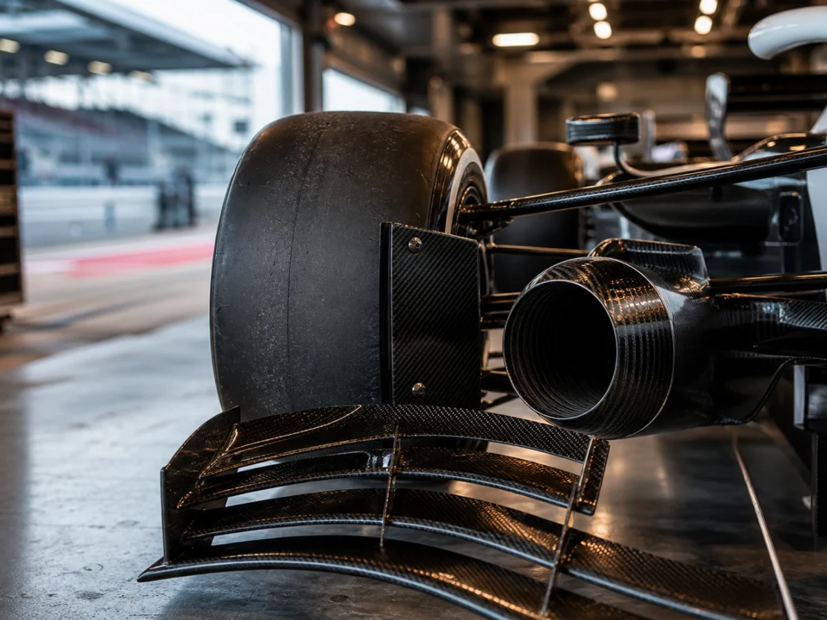 Motorsportmiljö som illustrerar drs f1