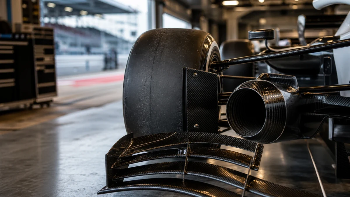 Motorsportmiljö som illustrerar f1 halo