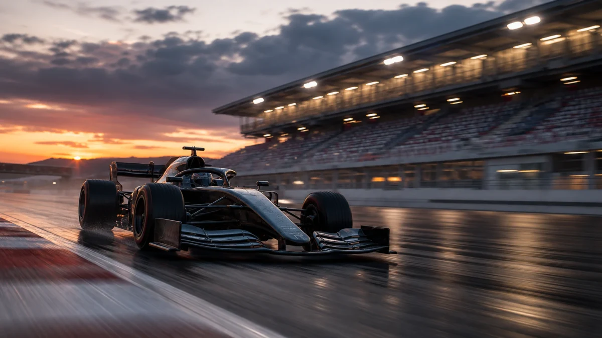 Motorsportmiljö som illustrerar fernando alonso
