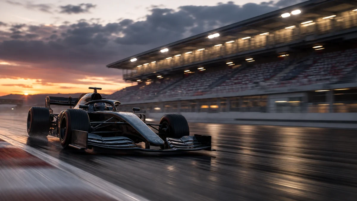 Motorsportmiljö som illustrerar lando norris