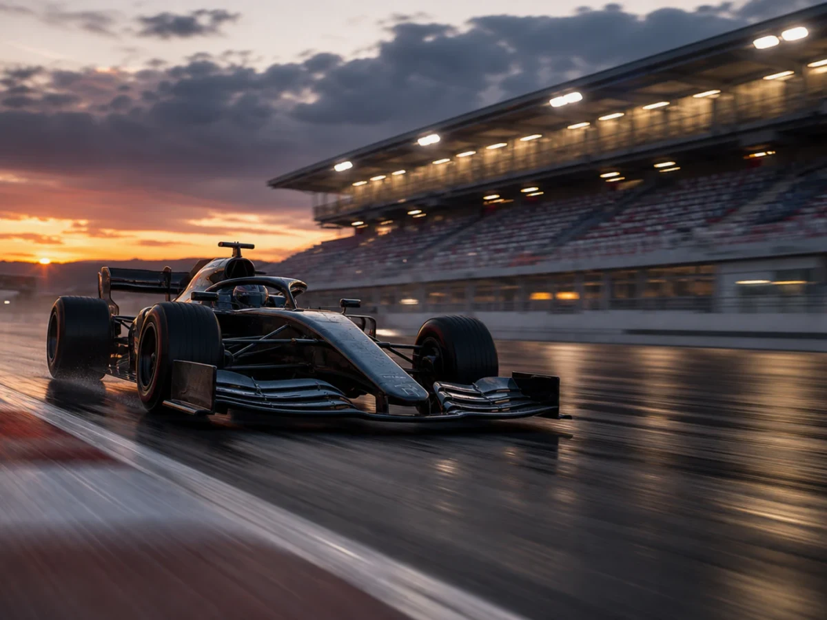 Motorsportmiljö som illustrerar max verstappen