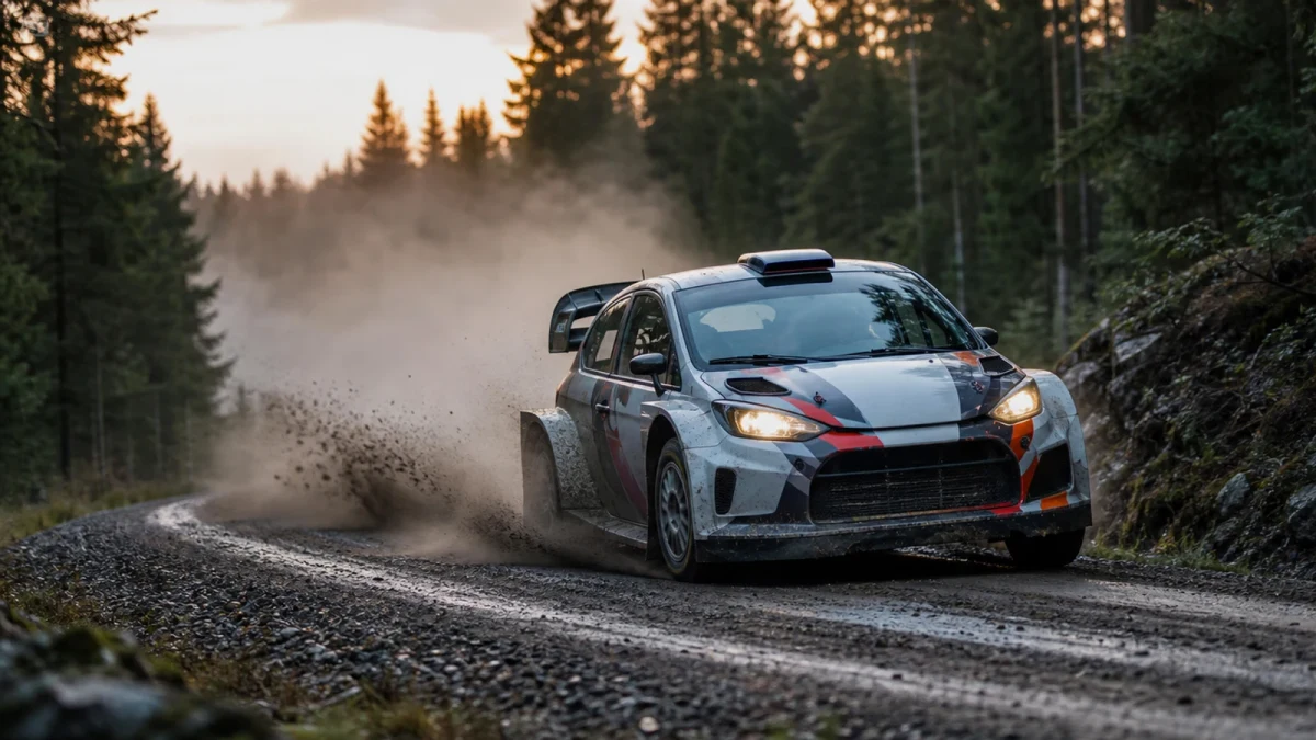 Motorsportmiljö som illustrerar wrc