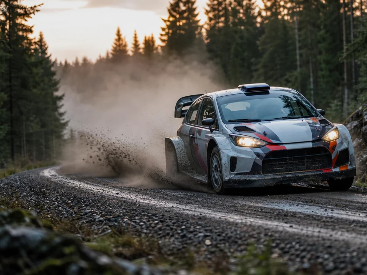Motorsportmiljö som illustrerar wrc
